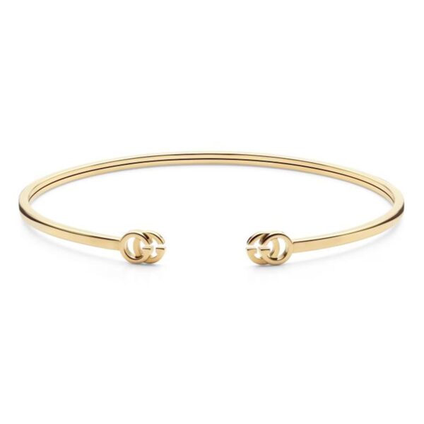 24ct Yellow Gold GG Running Bangle - 18cm - Image 2